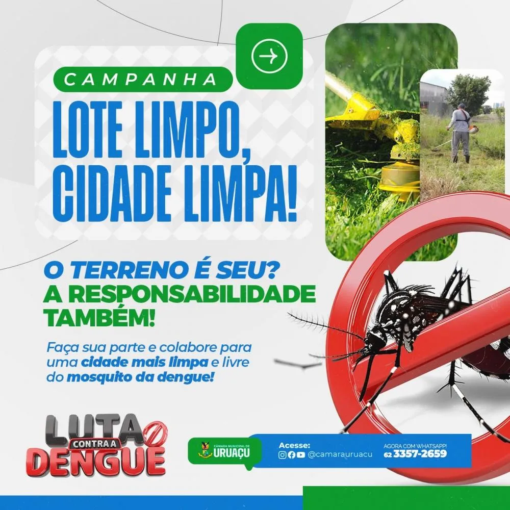 Lote limpo, cidade limpa!