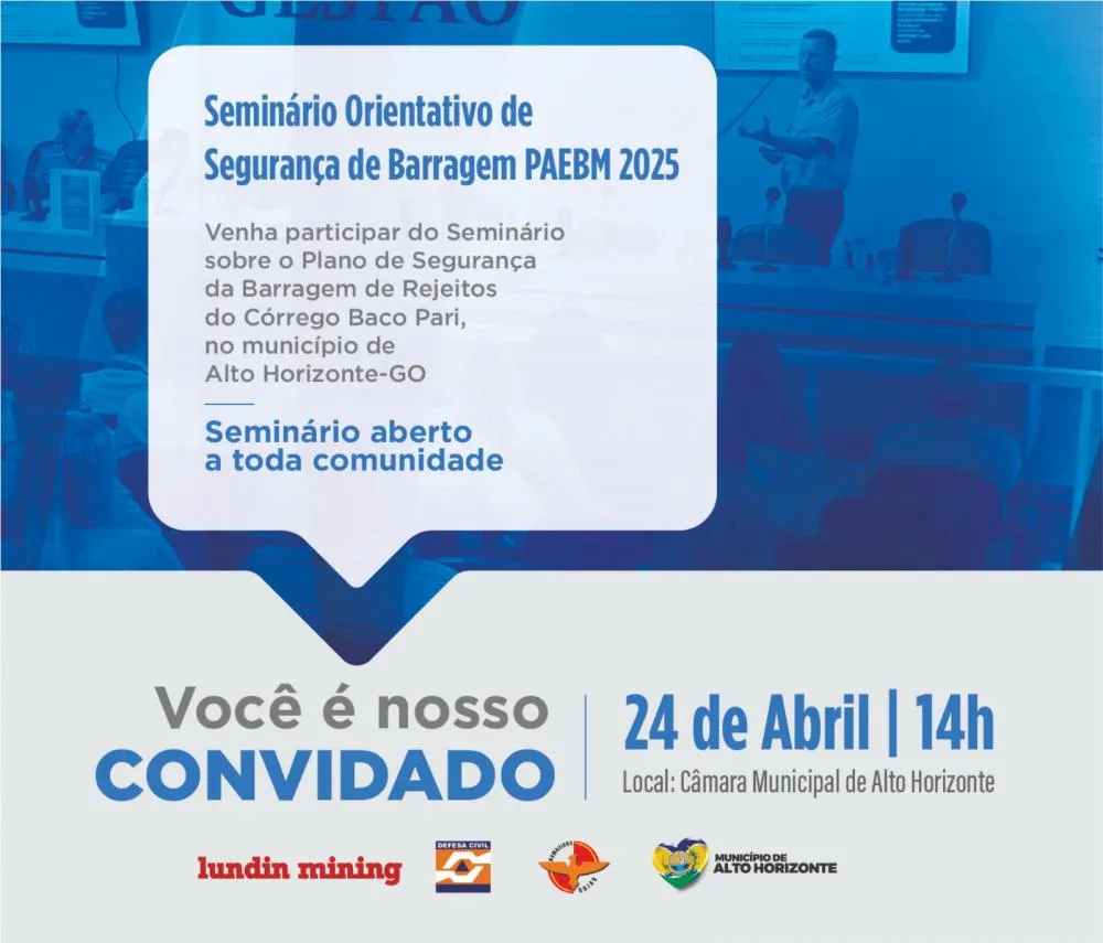 Seminário Orientativo de Segurança de Barragem PAEBM 2025