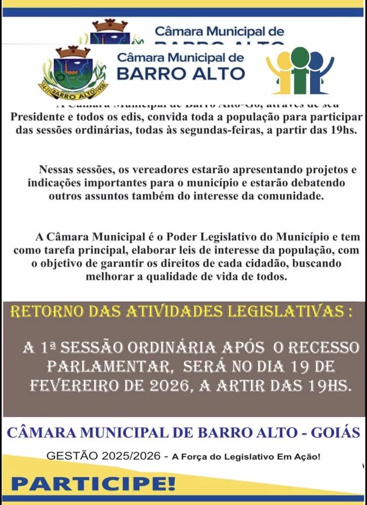 Retorno dos trabalhos